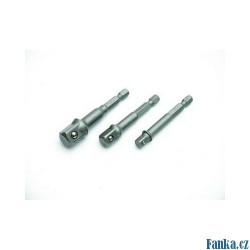 Sada adaptérů do vrtačky 1/4",3/8",1/2"