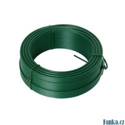 Napínací drát 2,6mmx78M zelený PVC